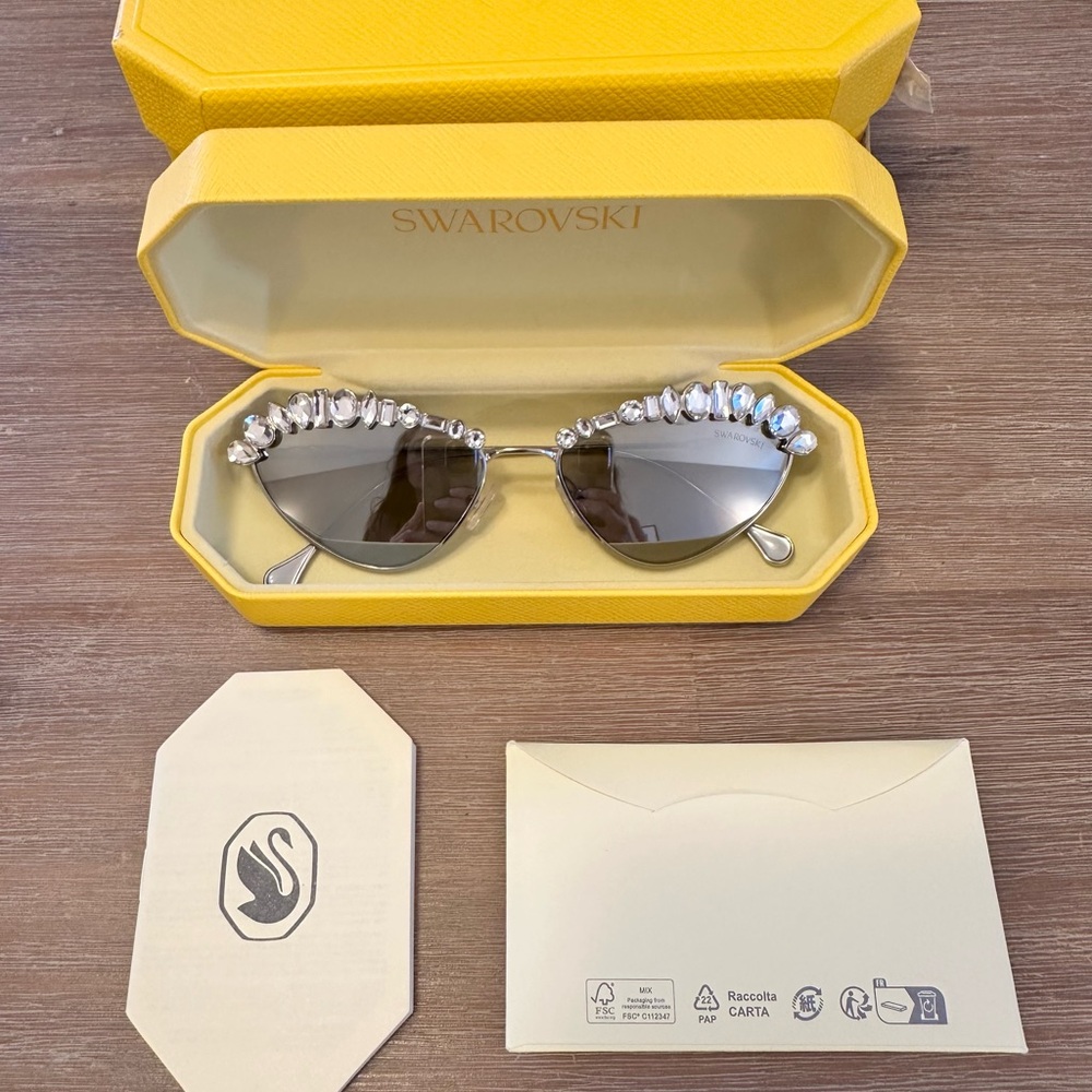 Swarovski Sunglasses - Crystals Cat Eye